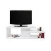 Meuble TV design laqu&eacute; blanc HALTON