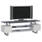 Meuble tv design laqu&eacute; blanc Telma
