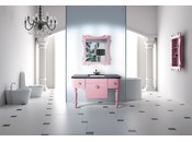 Meubles de salle de bain : vasque, meuble sous vasque, &eacute;tag&egrave;re et miroir VICKY