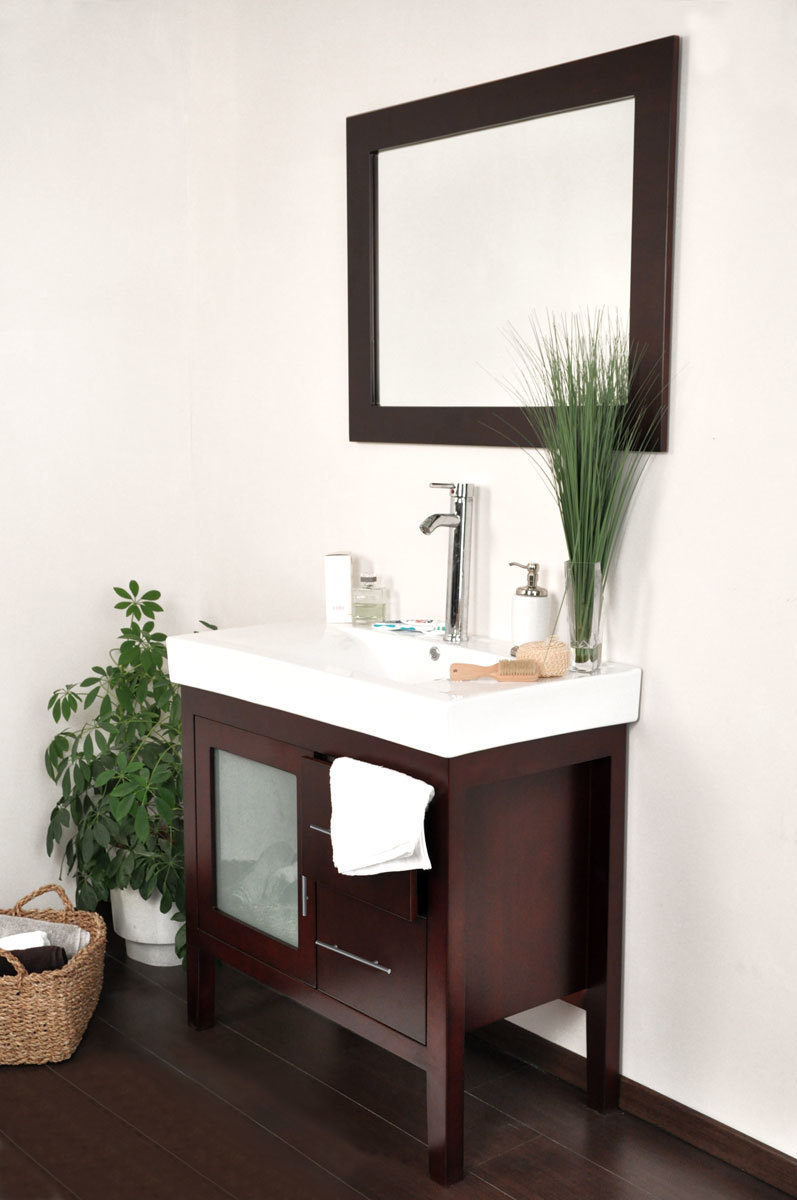 Meubles de salle de bains Brisbane : vasque, meuble sous vasque et miroir
