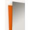 Meubles de salle de bains orange Pop : vasque, meuble sous vasque et miroir