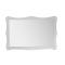 Miroir baroque argent avec tablette Louisa