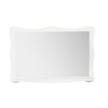 Miroir baroque blanc avec tablette LOUISA image pub1