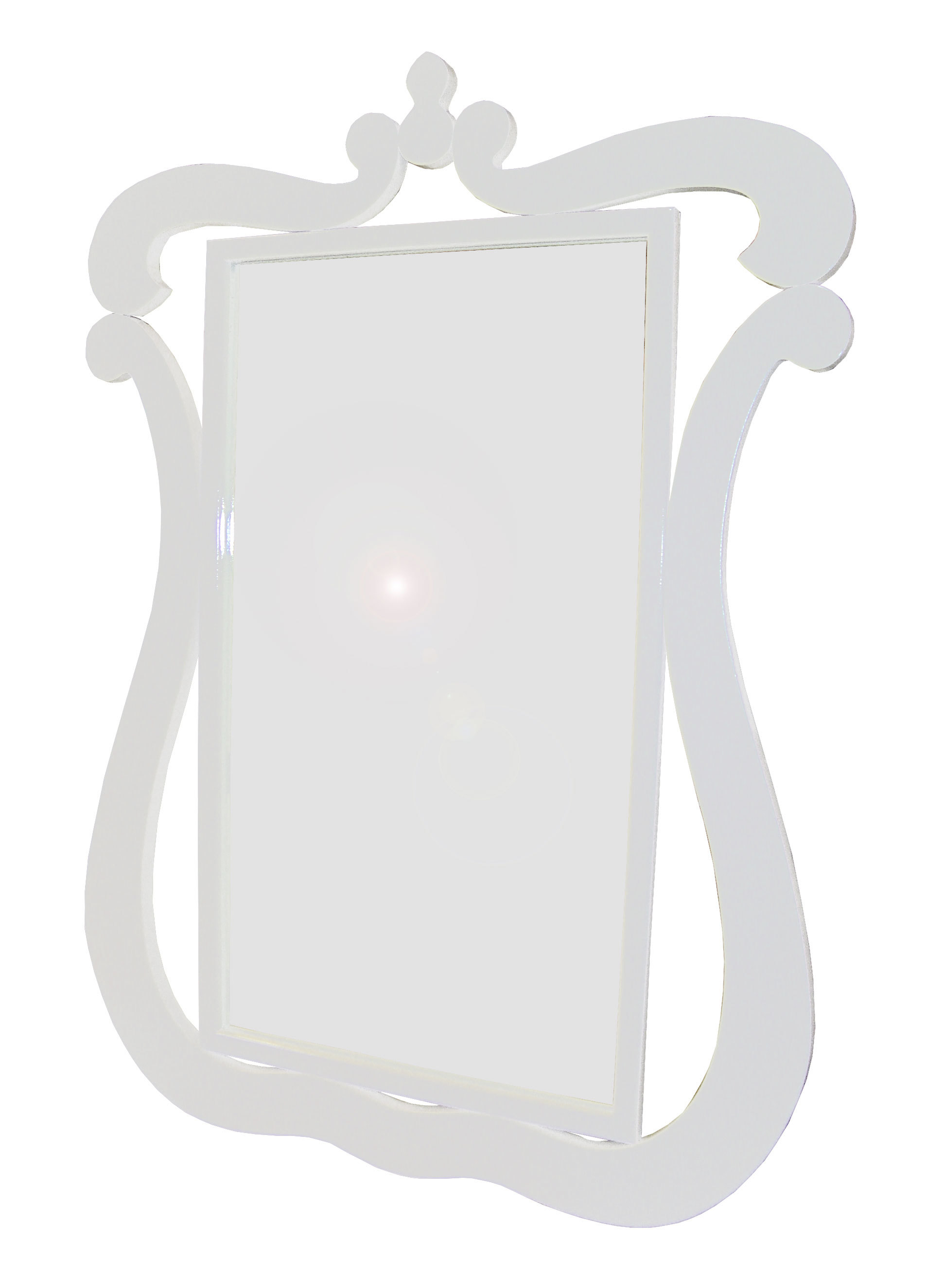Miroir baroque blanc Louisa