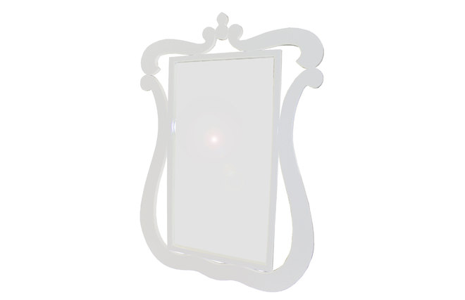 Miroir baroque blanc Louisa