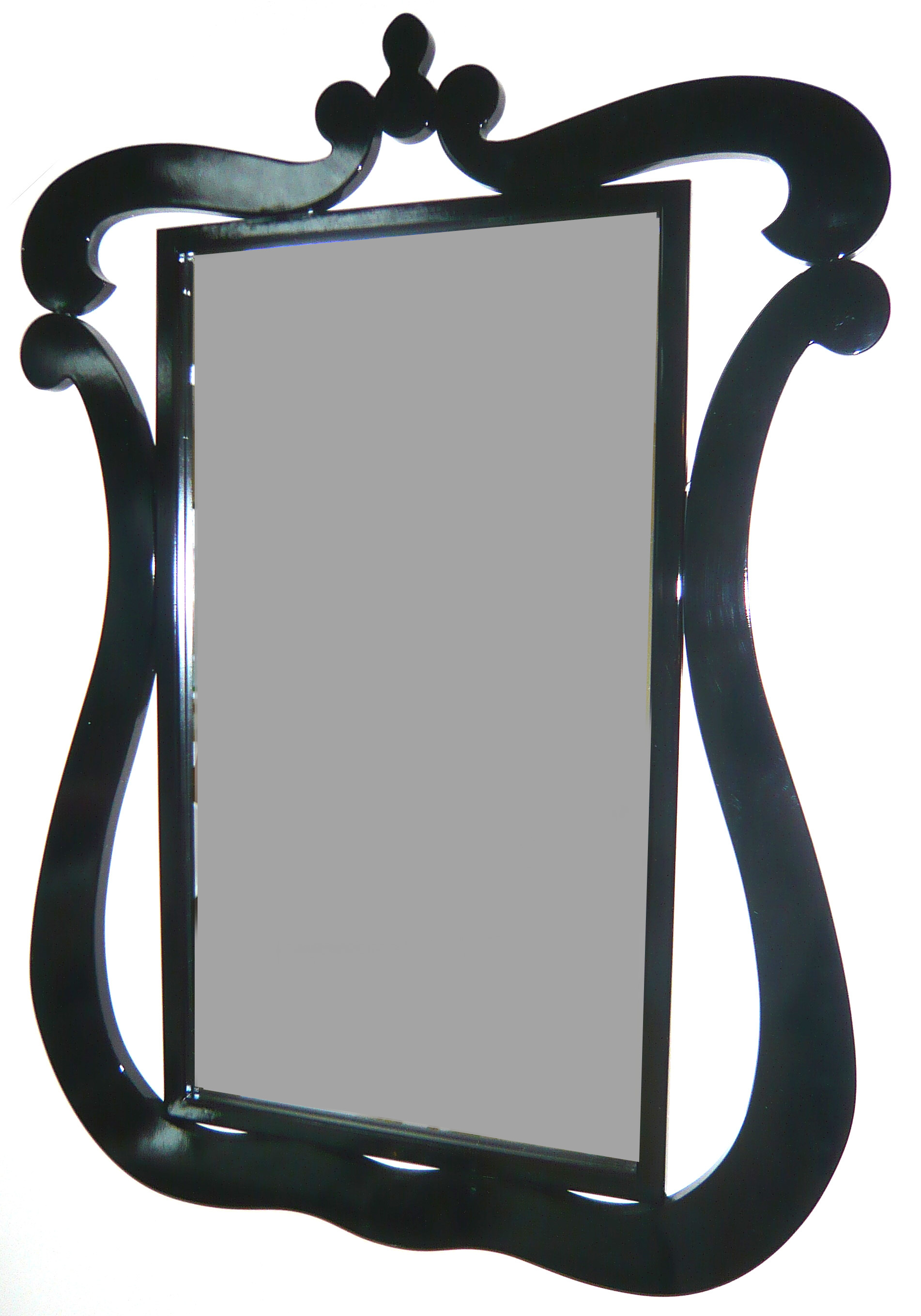 Miroir baroque noir Louisa