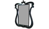 Miroir baroque noir Louisa