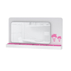 Miroir enfant rose et blanc MARCHANDE