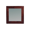 Miroir mural en bois 80 x 80 cm weng&eacute; Daffodil