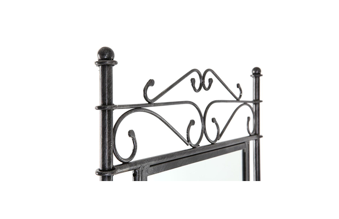 Miroir psych&eacute; baroque m&eacute;tal VENEZIA