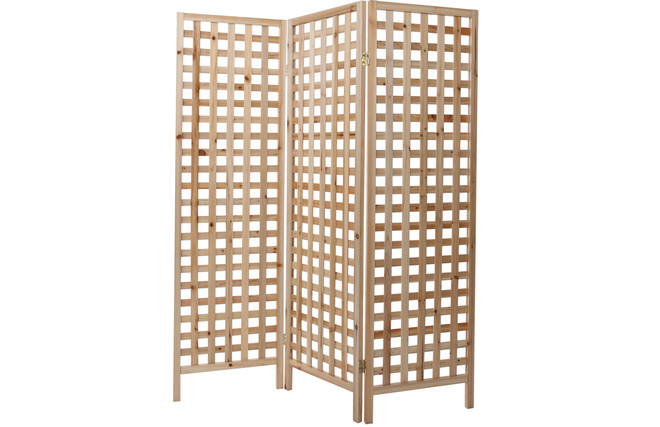 Paravent en bois naturel AKKIKO