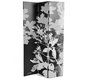 Paravent moderne en bois et tissu Flora