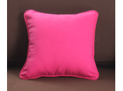 Petit coussin 40x40 coton Rose