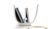 Porte-revues design blanc TULIP