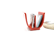 Porte-revues design orange TULIP