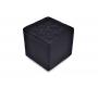 Pouf carr&eacute; MANHATTAN - coloris noir