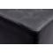 Pouf carr&eacute; MANHATTAN - coloris noir