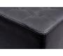 Pouf carr&eacute; MANHATTAN - coloris noir