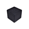 Pouf carr&eacute; MANHATTAN - coloris noir image pub1