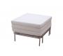 Pouf convertible chocolat microfibre Diego