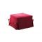 Pouf convertible framboise microfibre Diego