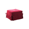 Pouf convertible framboise microfibre Diego