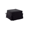 Pouf convertible noir microfibre Diego