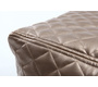 Pouf design carr&eacute; dor&eacute; CUBAG TREND
