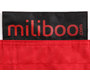 Pouf design carr&eacute; rouge CUBAG 