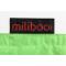 Pouf design carr&eacute; vert anis CUBAG  
