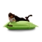 Pouf design polyester vert anis SMALL MILIBAG