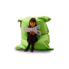 Pouf design polyester vert anis SMALL MILIBAG