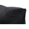 Pouf design waterproof carr&eacute; noir CUBAG 