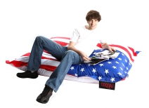 Pouf g&eacute;ant design am&eacute;ricain BIG MILIBAG