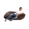 Pouf g&eacute;ant design marron BIG MILIBAG