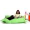 Pouf g&eacute;ant design polyester vert anis BIG MILIBAG