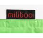 Pouf g&eacute;ant design polyester vert anis BIG MILIBAG