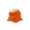 Pouf moderne orange Jelly Fish (lot de 2)