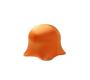 Pouf moderne orange Jelly Fish (lot de 2)