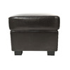 Pouf / repose pieds CLUB cuir marron image pub1