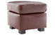 Pouf / repose pieds CLUB cuir marron clair image 3