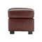 Pouf / repose pieds CLUB cuir marron clair image pub1