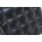 Pouf / repose pieds moderne noir Cosmo