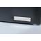 Pouf / repose pieds moderne noir Cosmo