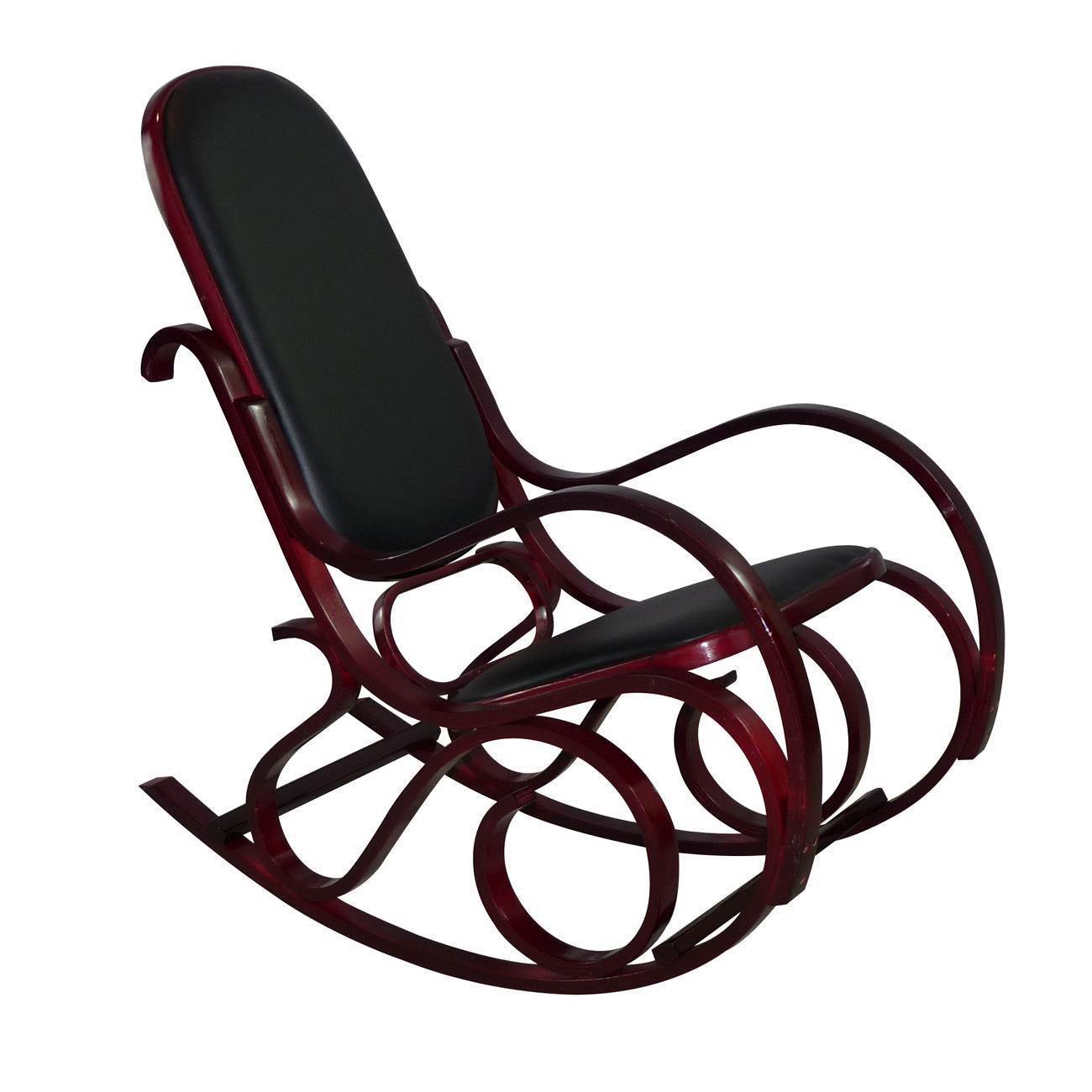 Rocking chair design pvc et bois ASHTON ( Ce produit n'est plus