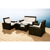 Salon de jardin BORA BORA - 2 fauteuils, 1 canap&eacute; 2 places & 1 table basse image pub1