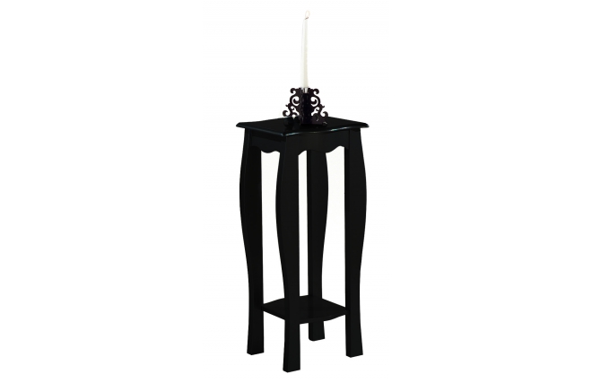 Sellette baroque noire Louisa