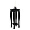 Sellette baroque noire Louisa