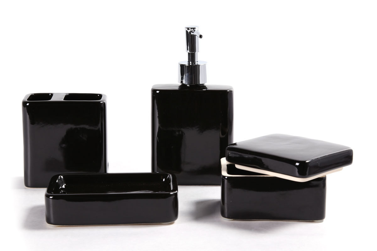 accessoires salle de bain noir et blanc accessoires salle de bain noir et blanc