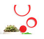 Stickers muraux 3D rouges BUBBLES
